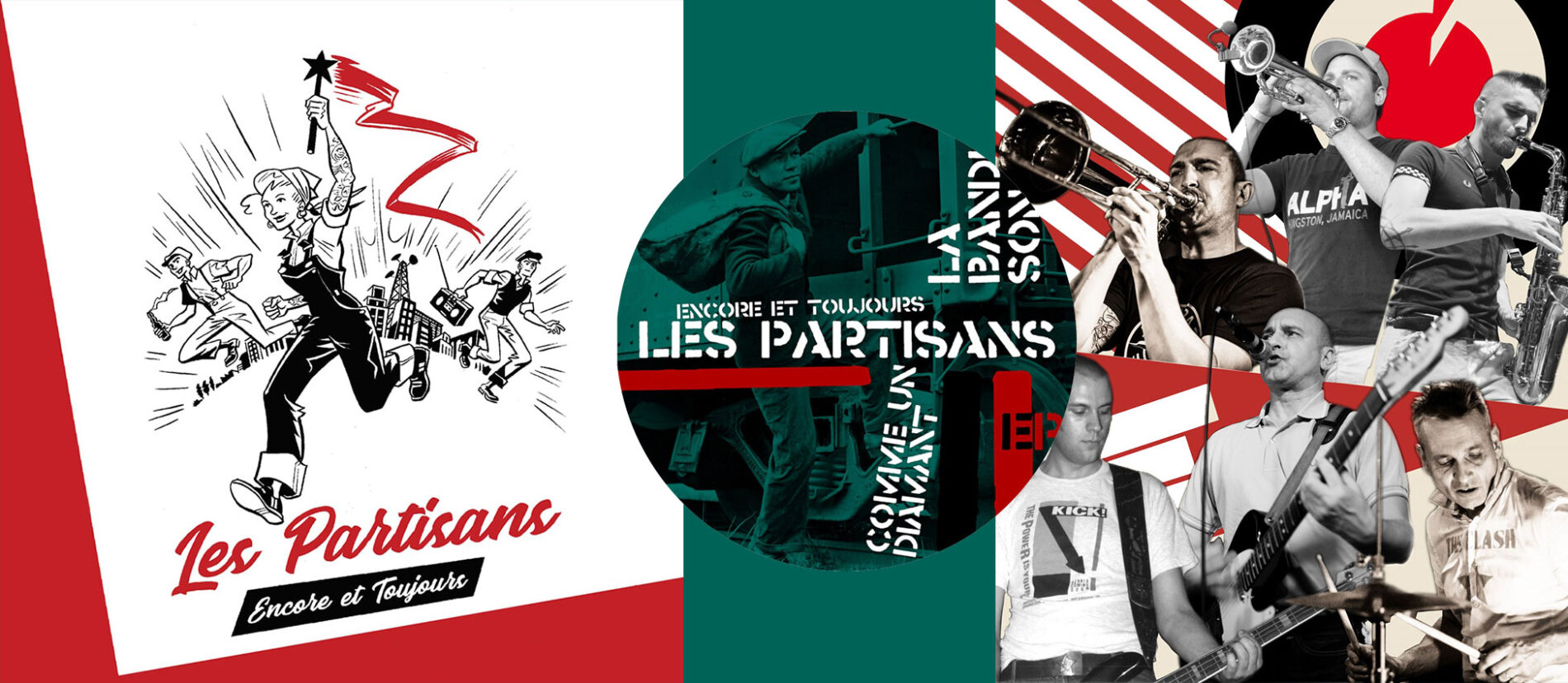 Partisans Punk Band Les Partisans – Fire and Flames Music and Clothing