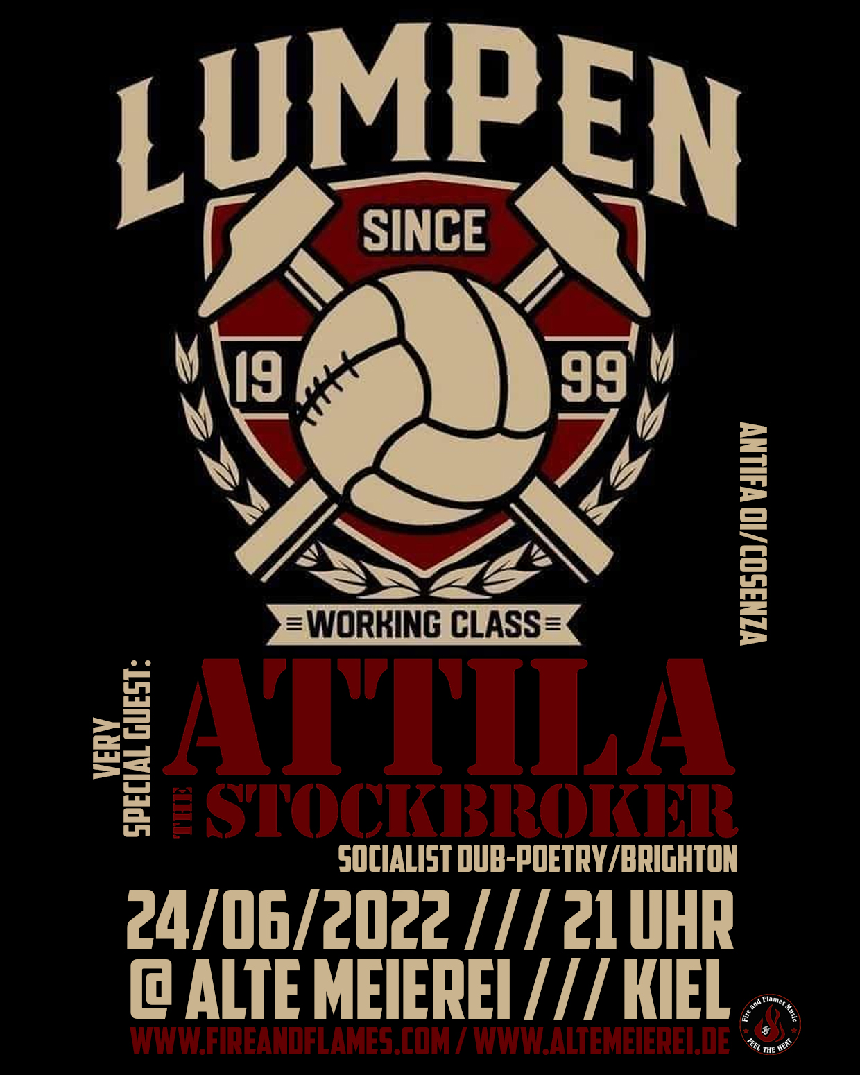 Fr. 24.6.: Lumpen + Attila The Stockbroker @ Alte Meierei Kiel