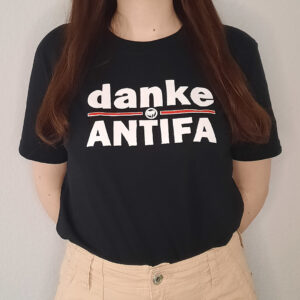 Danke Antifa – T-Shirt unbounded (black)