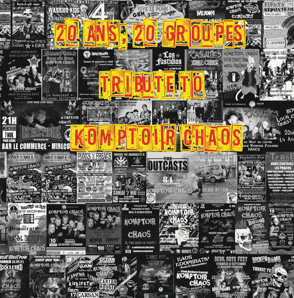 V/A – 20 ans, 20 groupes: Tribute to Komptoir Chaos Do-LP+CD